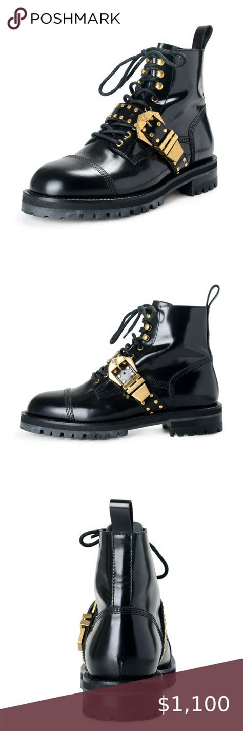 boots versace men|versace ankle boots men.